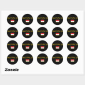 Sticker Rond Golden Monaco (Feuille)