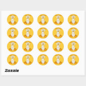 Sticker Rond Golden Mummy (Feuille)