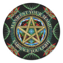 Golden Pentacle Magick Fractals