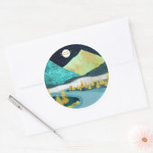 Sticker Rond Golden River (Enveloppe)