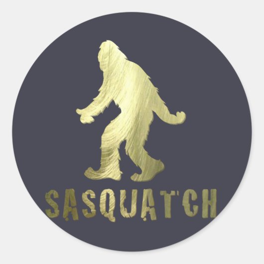 Sticker Rond Golden Sasquatch (Devant)