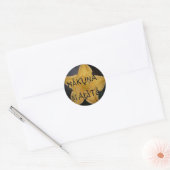Sticker Rond Golden Star Hakuna Matata (Enveloppe)