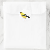 Sticker Rond Goldfinch oriental (Sac)