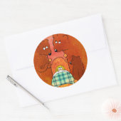 Sticker Rond Goldilocks and the Three Bears (Enveloppe)