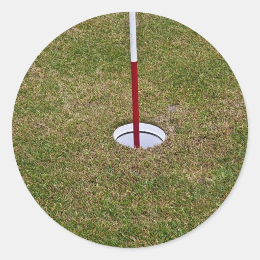 Sticker Rond Golf (Devant)