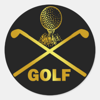 STICKER ROND GOLF