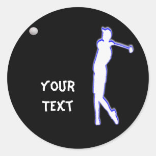 Sticker Rond Golf