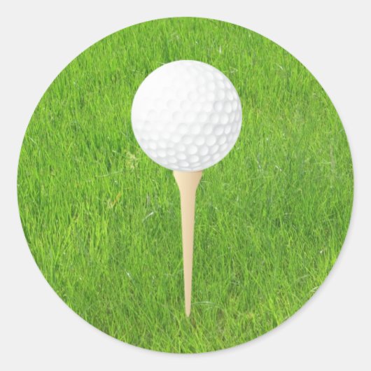 Sticker Rond Golf (Devant)