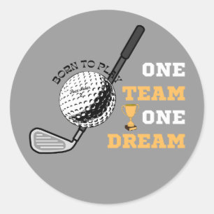 STICKER ROND GOLF