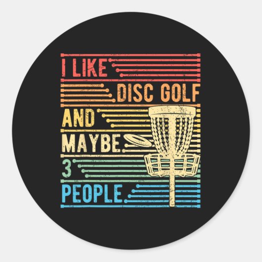 Sticker Rond Golf à disque _3 (Devant)