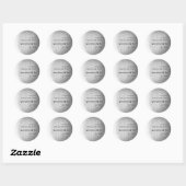 Sticker Rond Golf Bachelor Party - Golf trip Classic Stylish (Feuille)