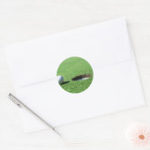 Sticker Rond Golf Ball and Hole (Enveloppe)