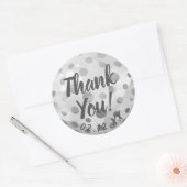 Sticker Rond Golf Ball Event Merci (Enveloppe)