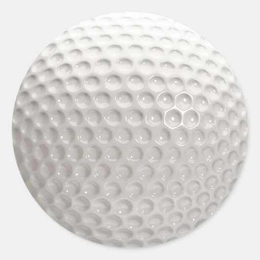 Sticker Rond Golf Ball Sport (Devant)