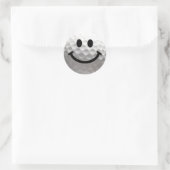 Sticker Rond Golf balle Happy Face (Sac)