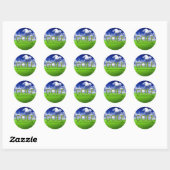 Sticker Rond Golf C'est une belle chose (Feuille)