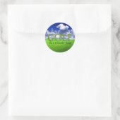 Sticker Rond Golf C'est une belle chose (Sac)
