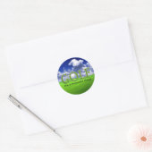Sticker Rond Golf C'est une belle chose (Enveloppe)