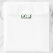 Sticker Rond Golf C'est une belle chose (Sac)