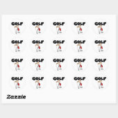 Sticker Rond GOLF Filles (Feuille)