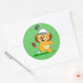 Sticker Rond Golf Lion (Enveloppe)