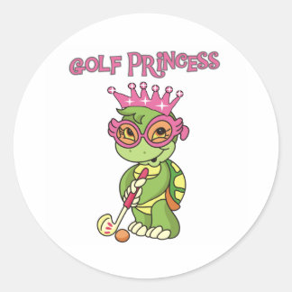 Sticker Rond Golf Princess