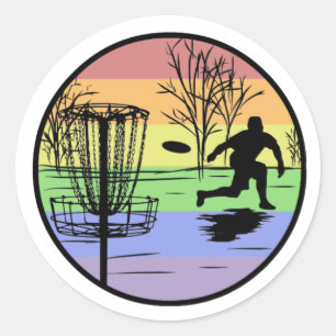 Sticker Rond Golf sur disque