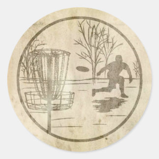 Sticker Rond Golf sur disque