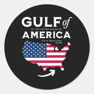 Sticker Rond Golfe des États-Unis Amérique 1