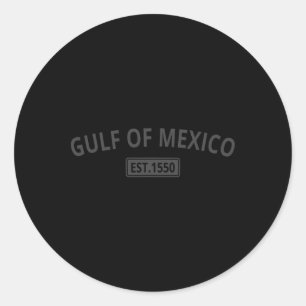 Sticker Rond Golfe Du Mexique Est 1550 Amérique Golfe Du Mex