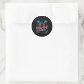 Sticker Rond Golfe Nacho Plus d'Amérique  (Sac)