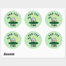 Golfers Par-Tee Time