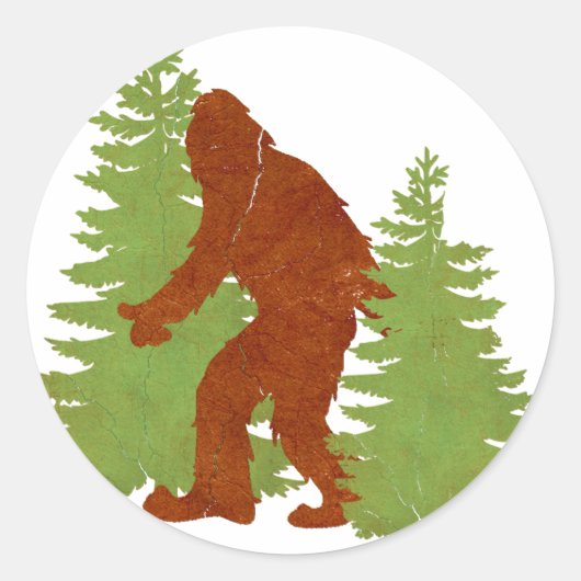 Sticker Rond Gone Squatchin (Devant)