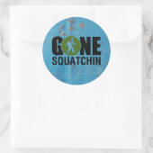 Sticker Rond Gone Squatchine Vintage (Sac)