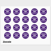 Sticker Rond Gonzaga - Eagles - College - Washington (Feuille)