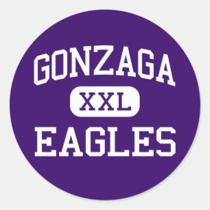 Sticker Rond Gonzaga - Eagles - College - Washington