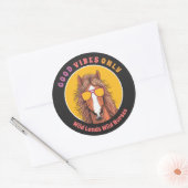 Sticker Rond Good Vibes Only - Rivière (Enveloppe)