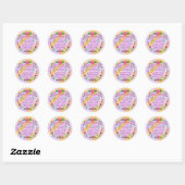 STICKER ROND GOODBYE 20XX HELLO 20XX (Feuille)