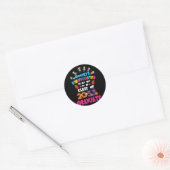 Sticker Rond Goodbye Kindergarten Class of 2033 Hello 1st grade (Enveloppe)