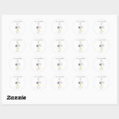 Sticker Rond Google évaluez notre avis commande achat entrepris (Feuille)