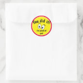 Sticker Rond Googly Eyes Colorful Enseignant Encouragement (Sac)