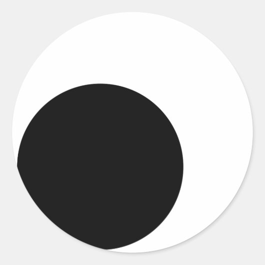 Sticker Rond Googly Eyes (pas de frontière) (Devant)
