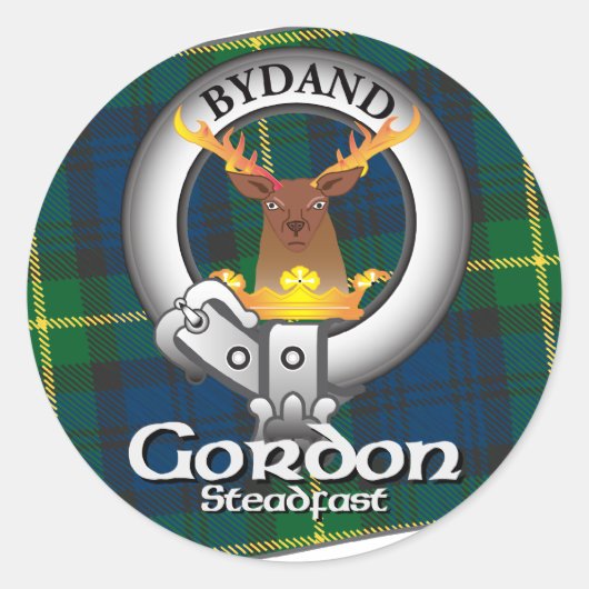 Sticker Rond Gordon Clan (Devant)