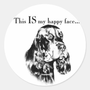 Sticker Rond Gordon Happy Face