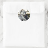 STICKER ROND GORILLA (Sac)