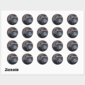 Sticker Rond Gorilla Silverback (Feuille)