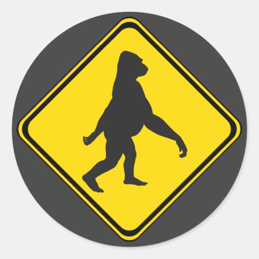 Sticker Rond Gorillas Xing ! (Devant)