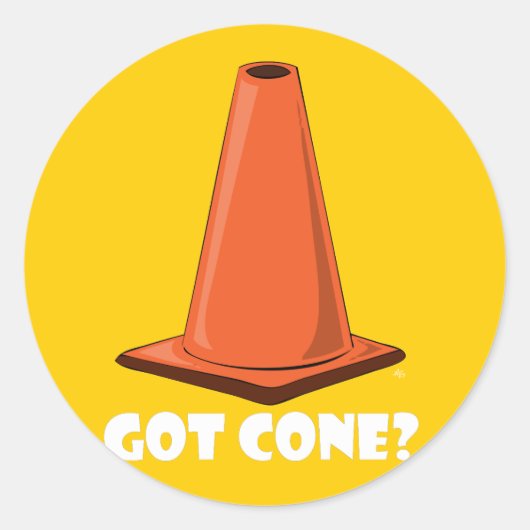 STICKER ROND GOT CONE 1T (Devant)