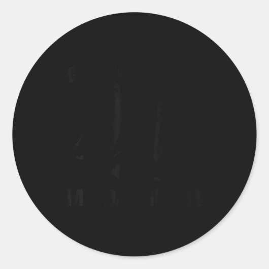 Sticker Rond Got Ped By My Daughter Funny Skiing Family (Devant)