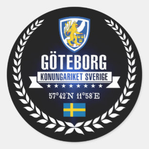 Sticker Rond Göteborg